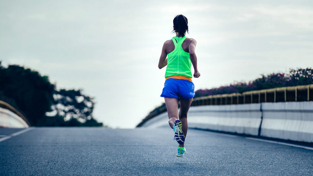 Tempo running workout